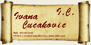 Ivana Čučaković vizit kartica